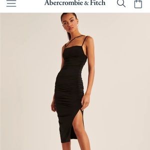 Black asymmetrical dress